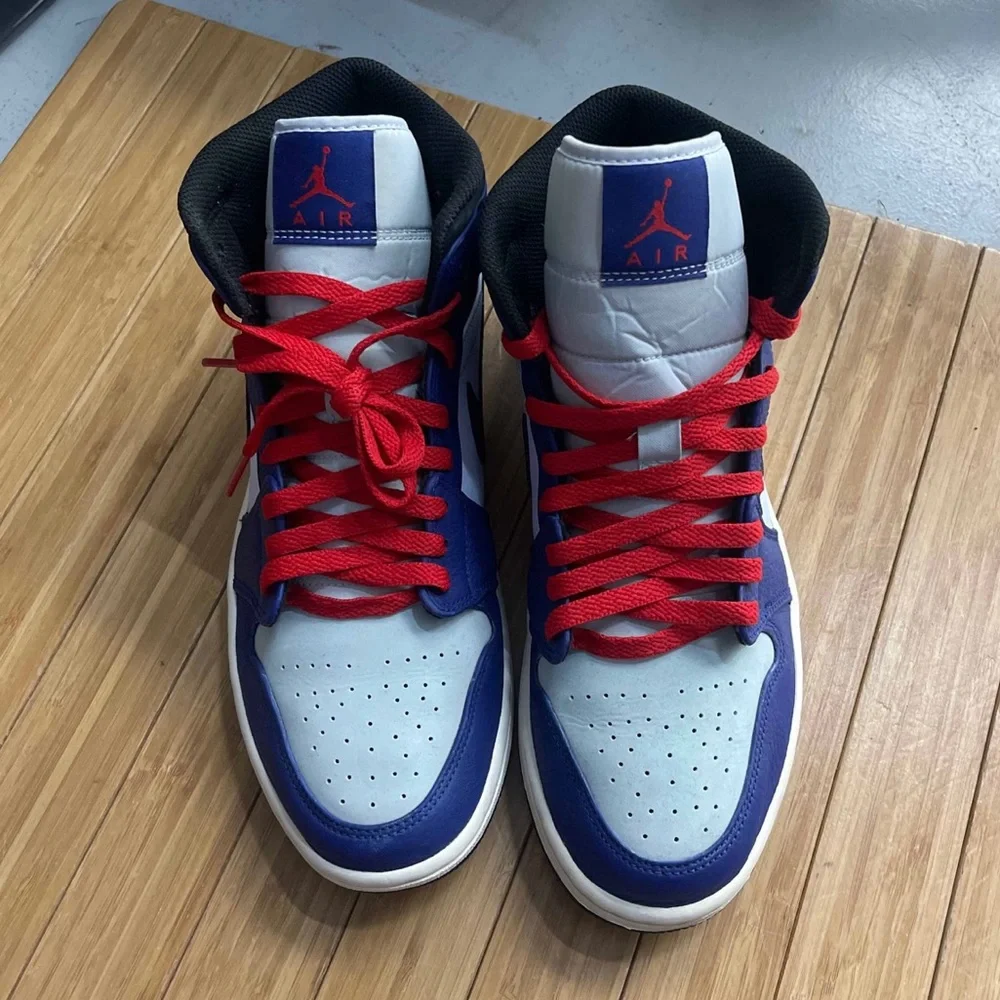 Size 10 - Air Jordan 1 mid SE ‘deep royal blue’ - Picture 5 of 8